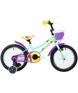 DETSKÝ BICYKEL DHS DAISY 1602 16" - MODEL 2022 - Turquoise